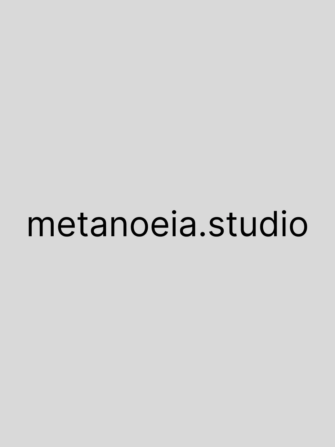 metanoeia.studio